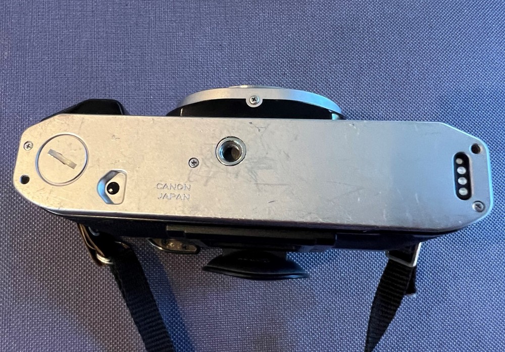 Canon AE-1 Program Camera Body Silver Japan TESTED