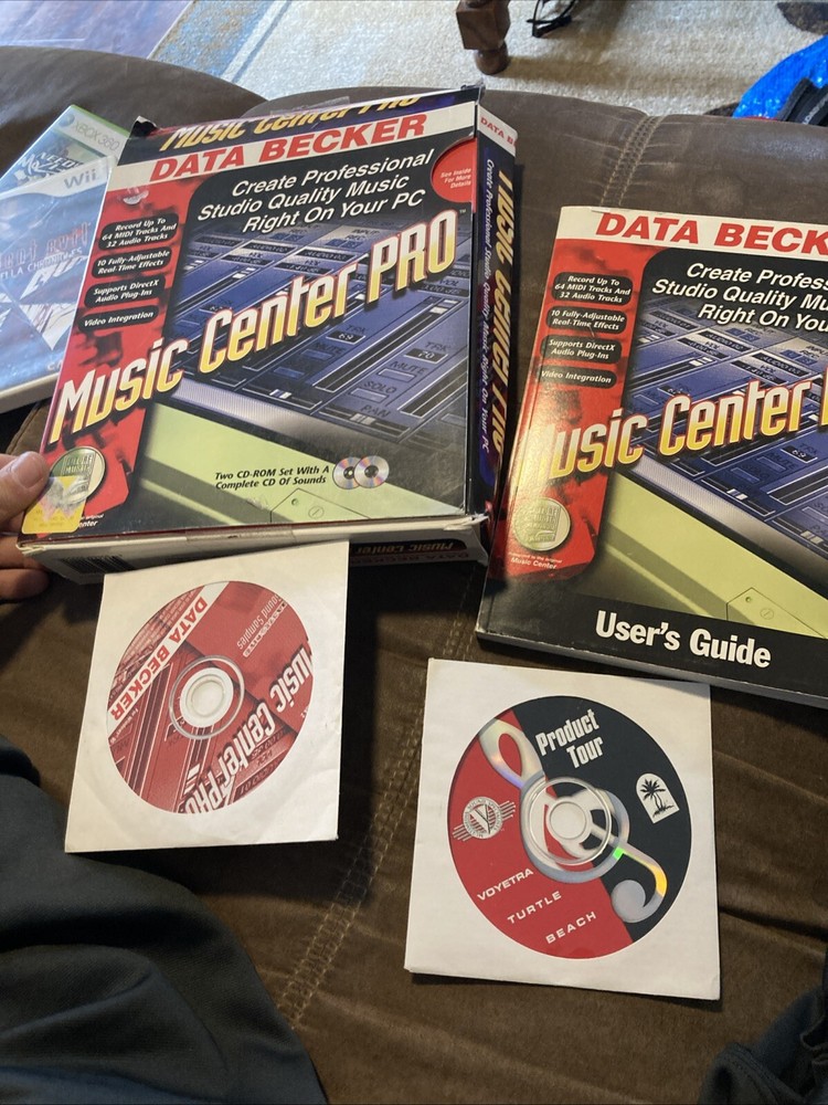 Vintage 2000 Data Becker Music Center Pro Software, Complete/Win 95/EUC
