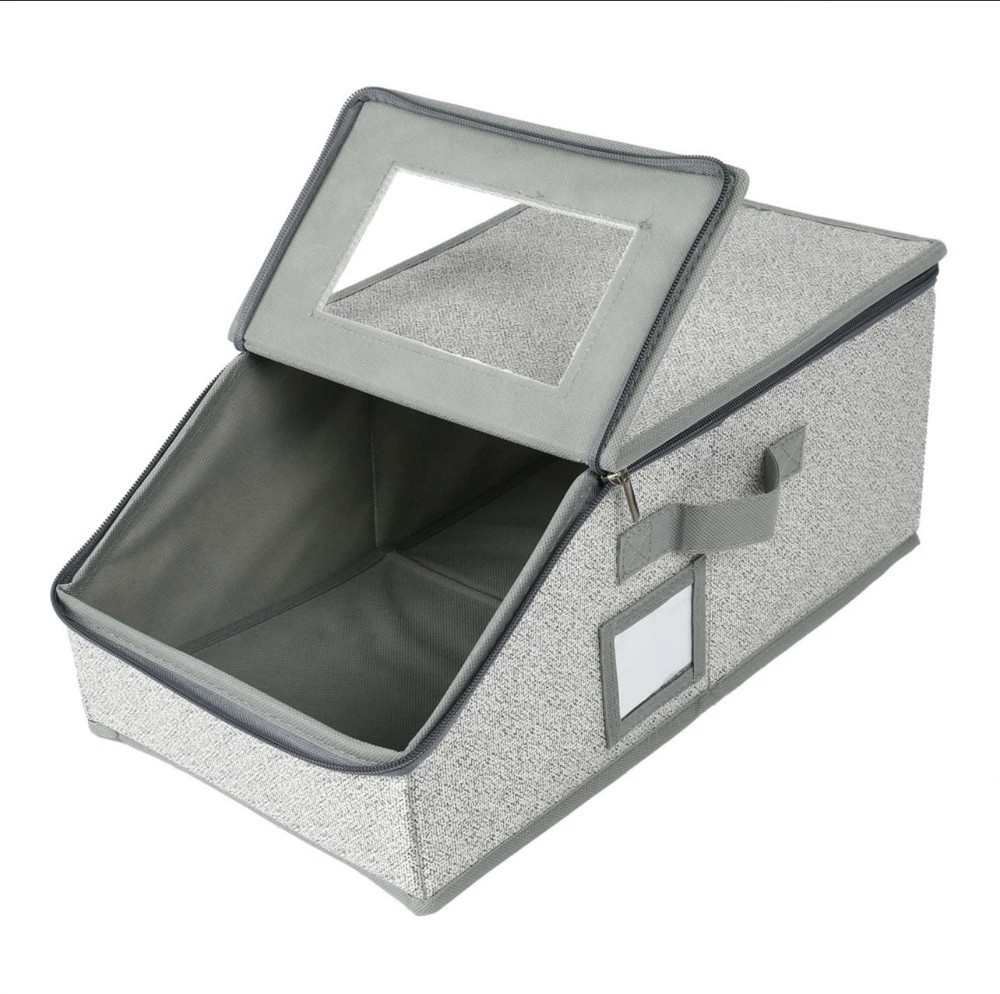 Hat Organizer for Baseball Caps Holder, Stackable Hat Storage Box Case with Lids