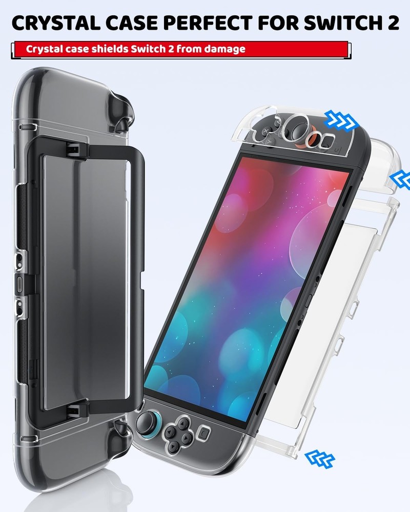 Switch 2 Accessories Bundle for Nintendo Switch 2 2025 White