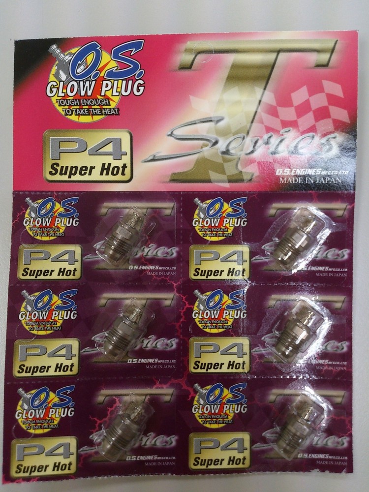 O.S Glow Plug P4 (6pcs)