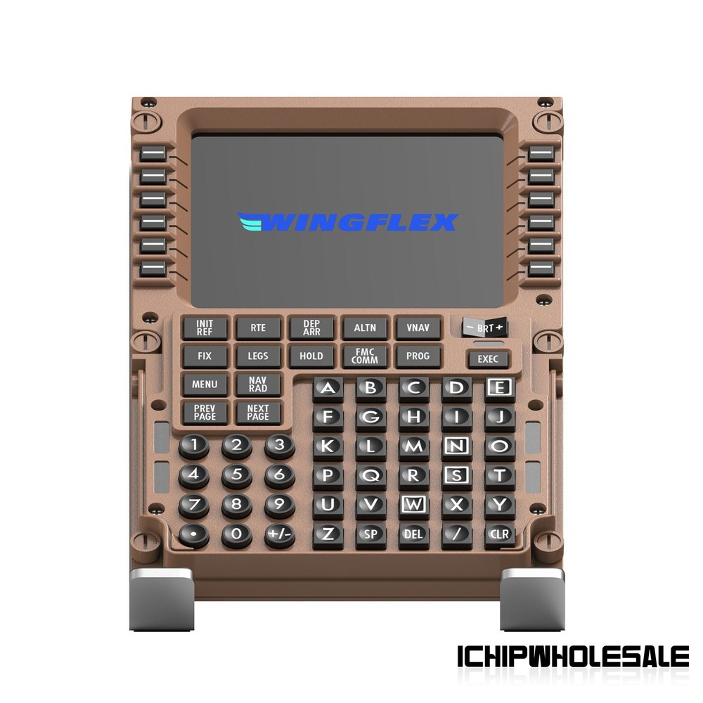 WingFlex B777 CDU Control Display Unit Aviation-Grade Flight Simulator CDU
