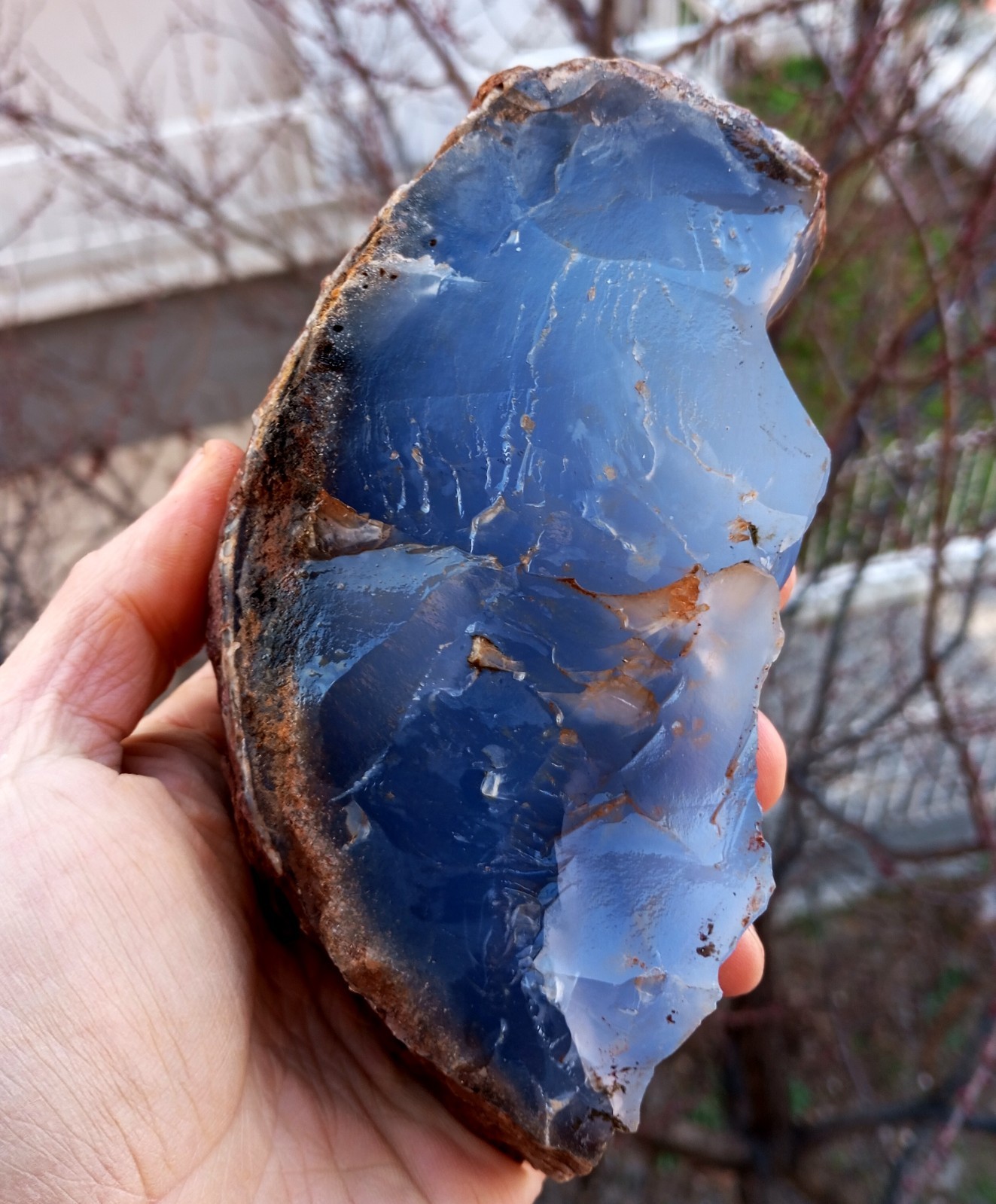 Wholesale Raw Premium Quality Blue Chalcedony Nodeles 1 kg