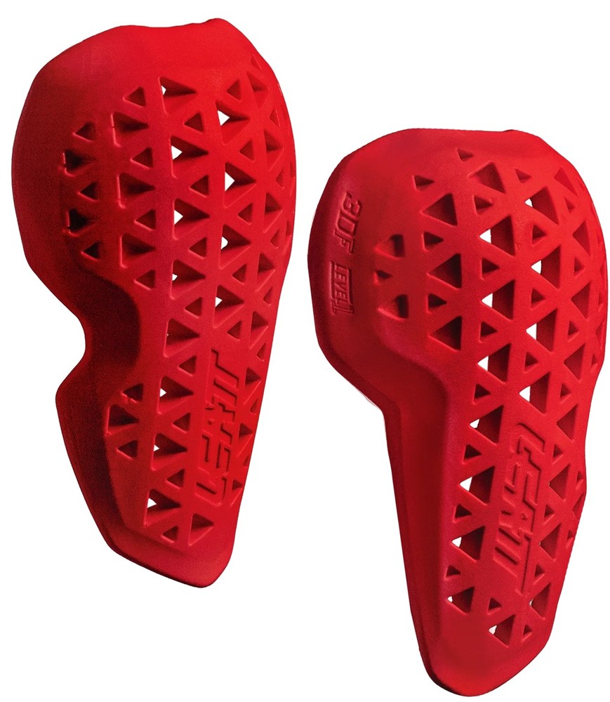 Leatt 3DF CE Level 1 Mini Elbow & Knee Protector Inserts Red