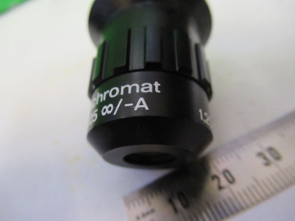 AUS JENA GERMANY INFINITY OBJECTIVE 1.25X PLANACHROMAT MICROSCOPE PART T2-A-10