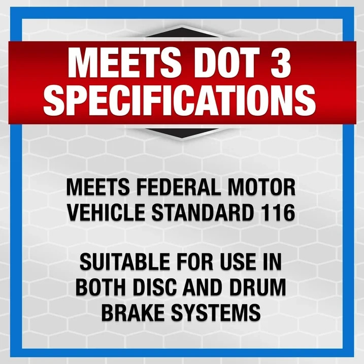 (6 pack) Super Tech DOT 3 Brake Fluid, 32 oz