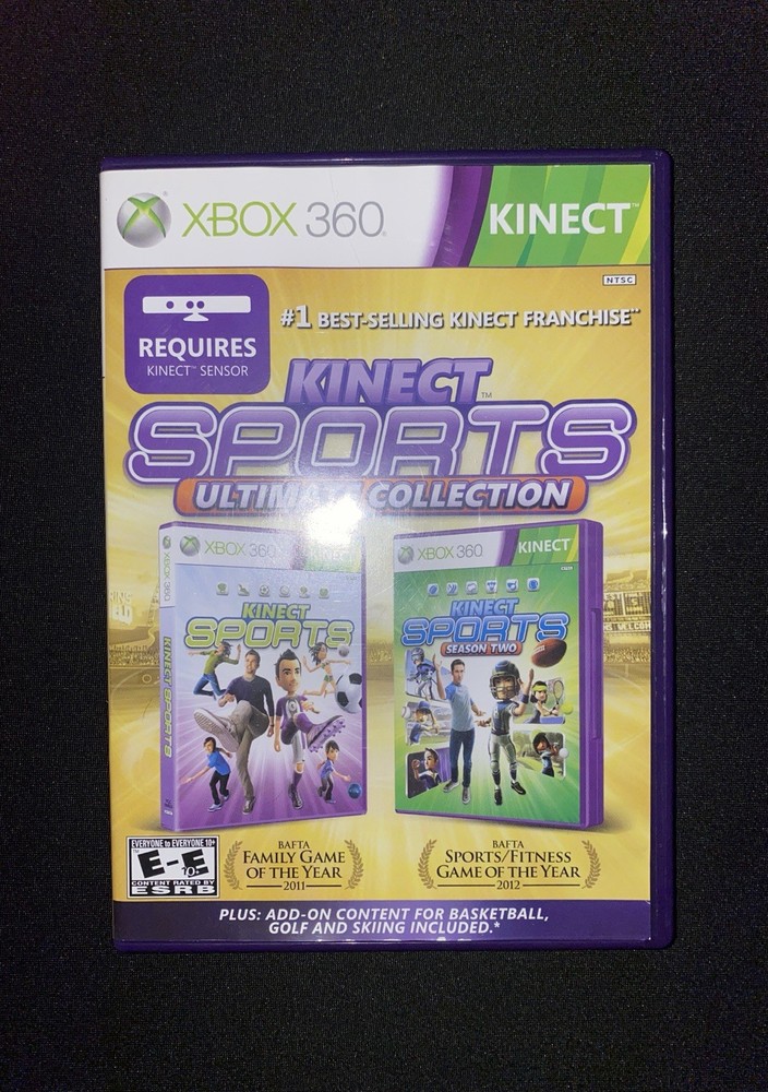 Official Microsoft Xbox 360 Kinect Motion Sensor Bar and Kinect Games