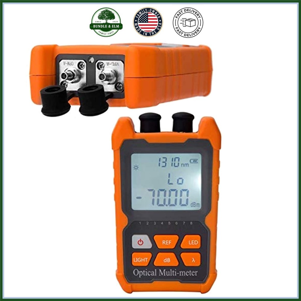 Optical Power Meter with Multi-Wavelength Support and Easy Calibration Features