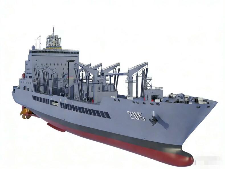 1/ 350/400/700 USNS John Lewis-class Replenishment Oiler Unpainted