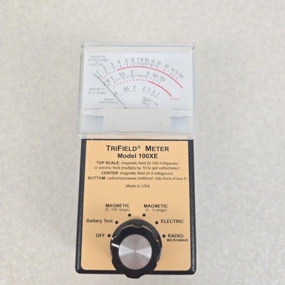 TriField Meter 100XE EMF Meter Electromagnetic Field Radiation Detector Tested