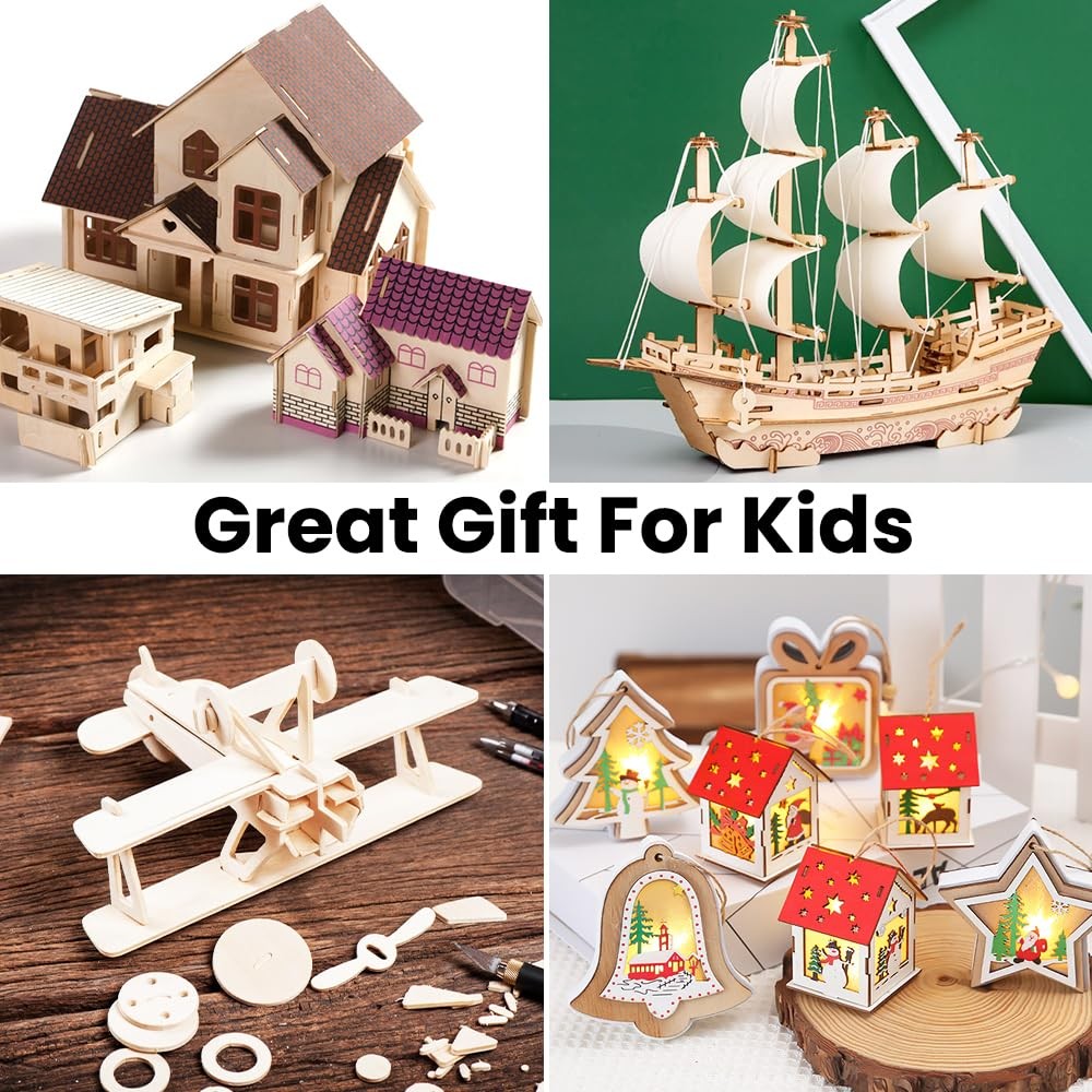 6 Pack Basswood Sheets 12x12x1/16in Unfinished for Laser Cutting Crafts Models