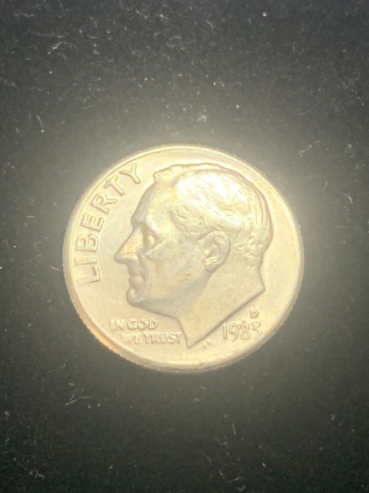 1983 D Roosevelt Dime - Great Circulated Condition