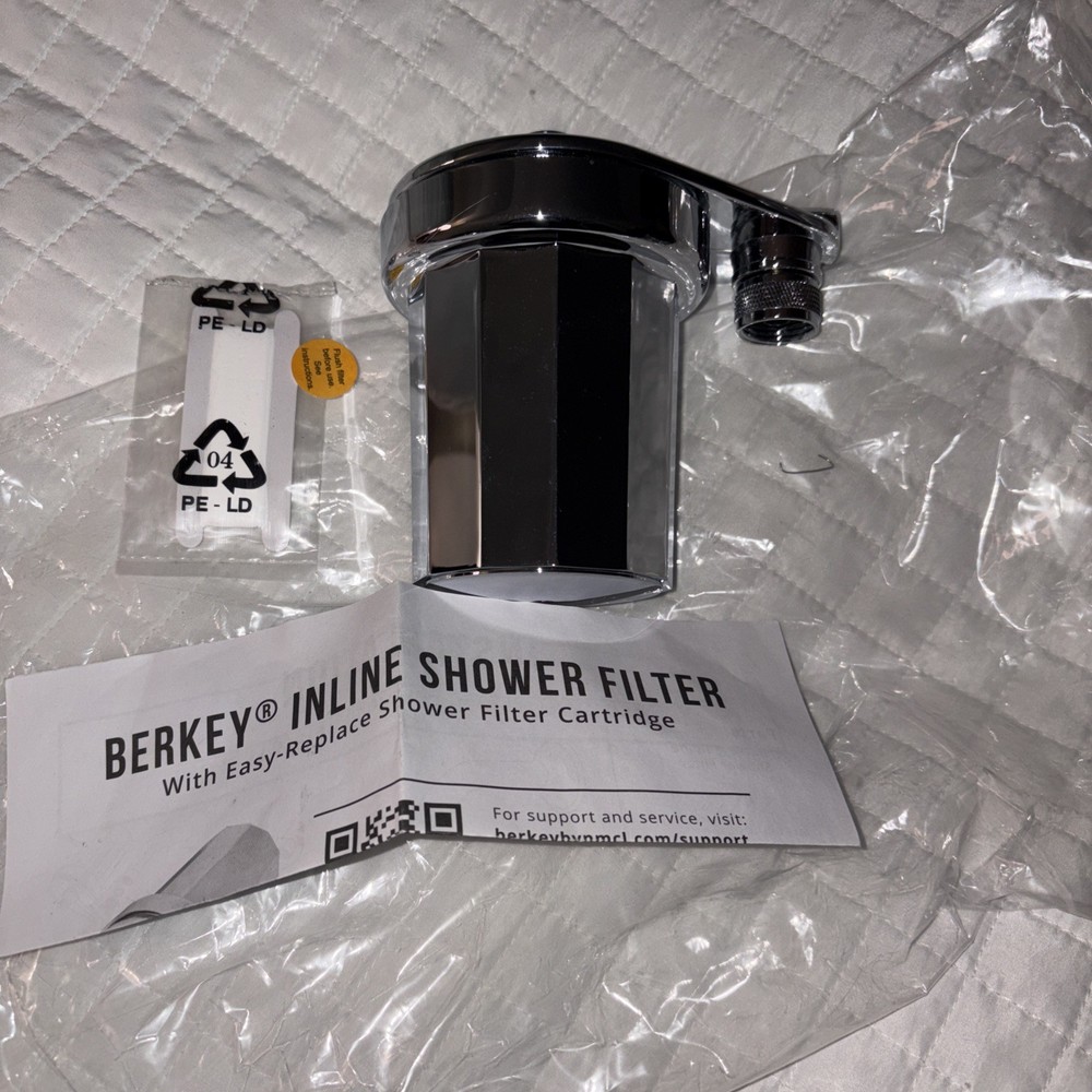 Berkey® Wellspring™ Inline Shower Filter With Filter New No Box