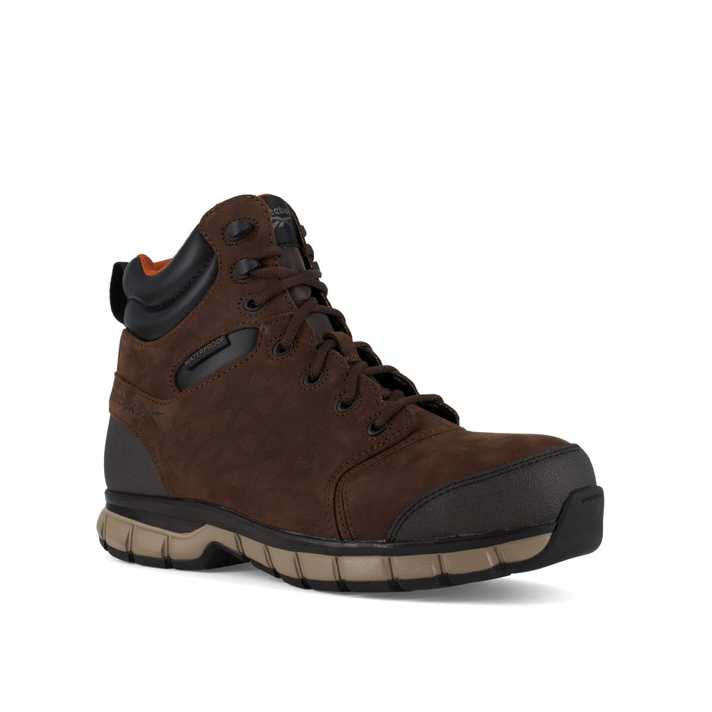 NEW 6” Sublite Cushion Work Boot- Brown - RB4606