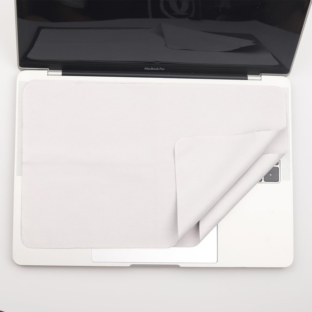 2-Pack Microfiber Liner Cleaning Cloth,Cleaning Screen Dust, Keyboard Protector