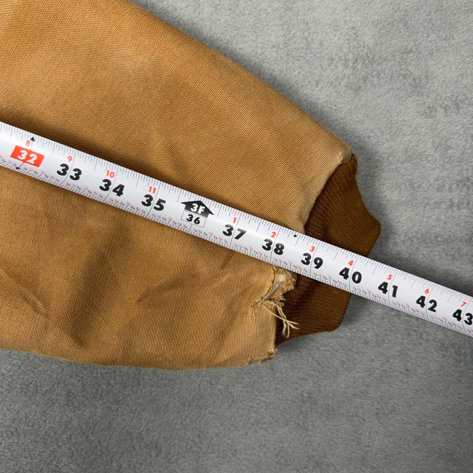 Vintage Carhartt FR J184 Duck Active Jacket Quilt Lined IBEW USA Made XL Tall