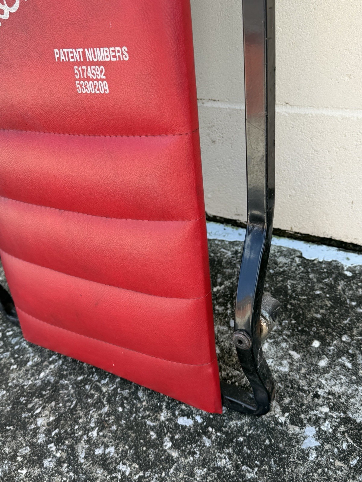 Lisle Jeepers Creeper 96032 Fully Padded Red 42” Low Profile