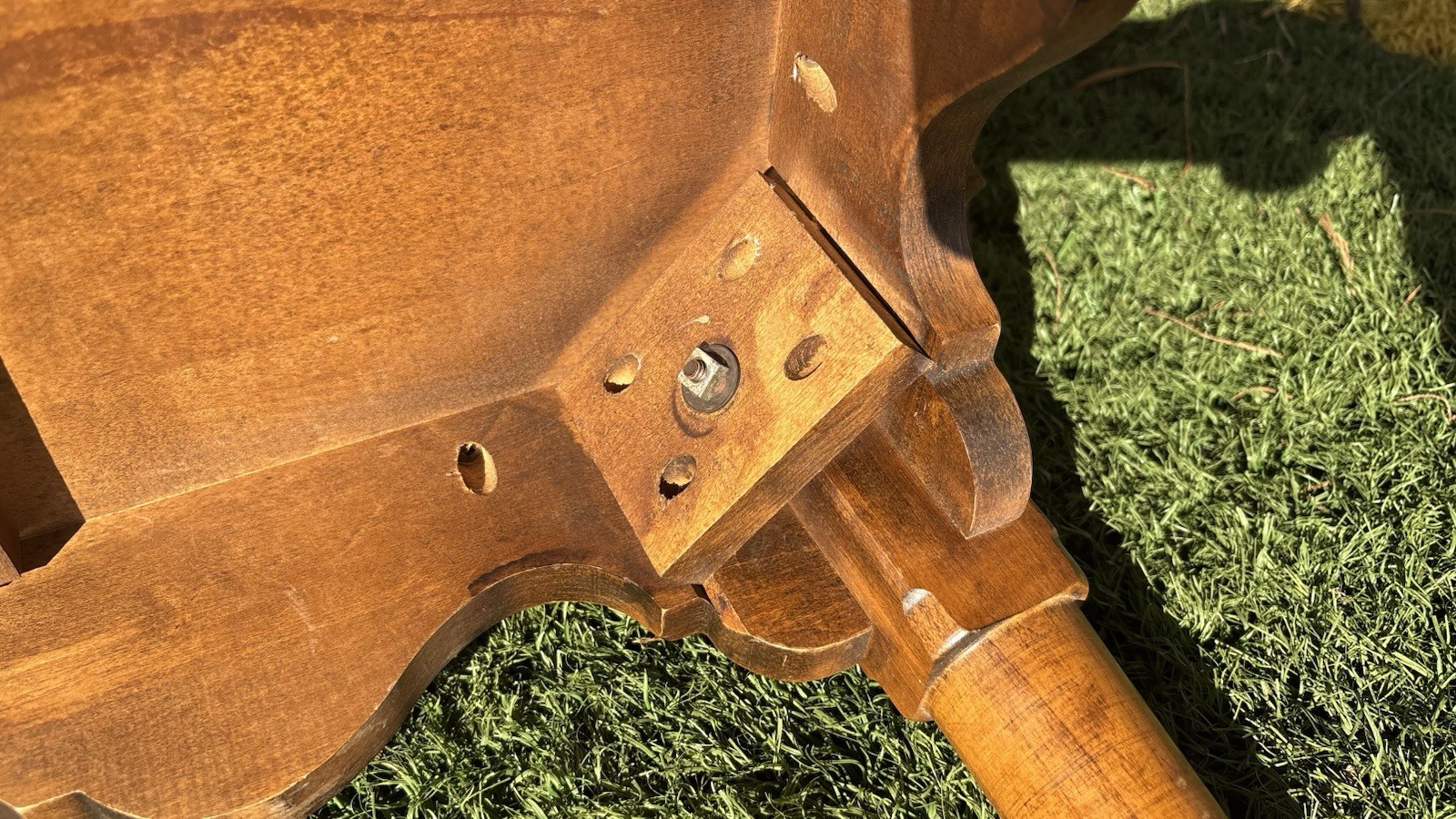 Vintage Mid Century Maple 1776 Porringer Country French Ethan Allen Coffee Table