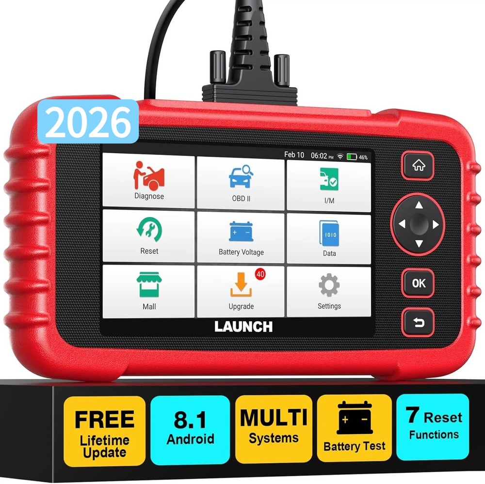 2026 LAUNCH CRP123X OBD2 Scanner Code Reader ABS Engine Car Diagnostic Tool Oil