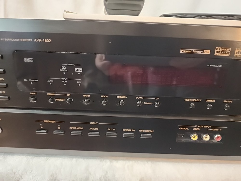 Denon AVR-1802 Receiver Bundle with Remote, Loop & Manual. Tested