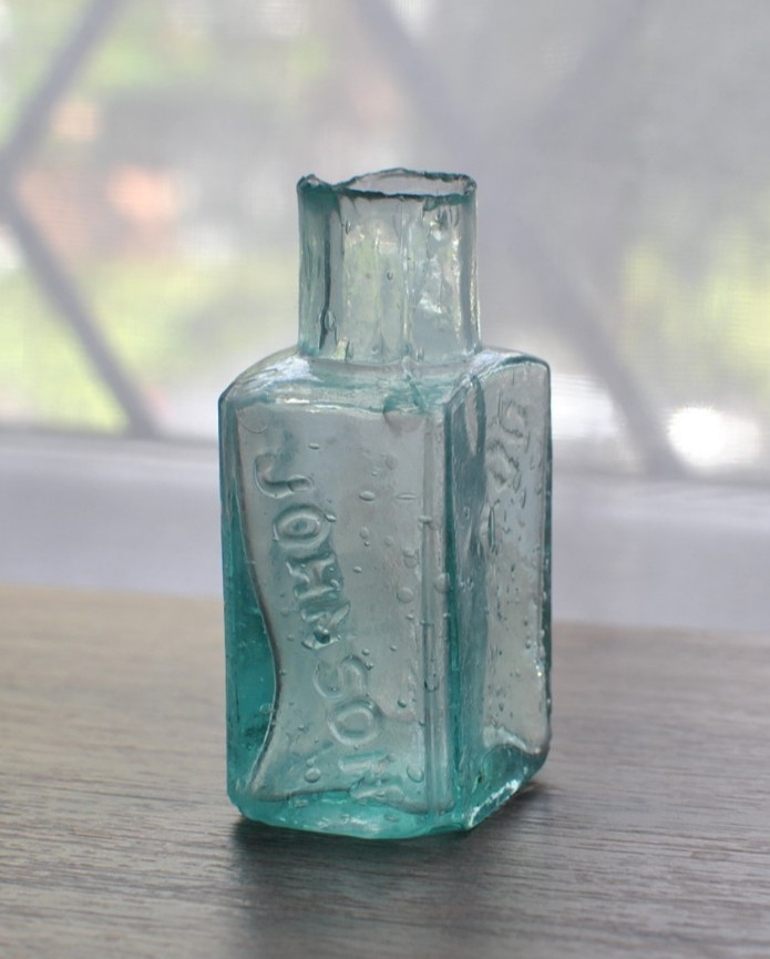 Small Old Vintage Bottles " JOHN SON "