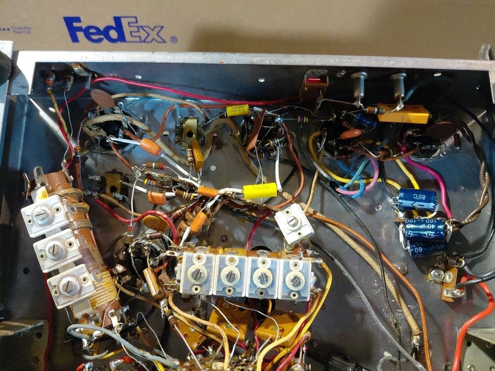 Hallicrafters S - 38D Rec. I WAS TOLD NEW TUBES AND RECAP Part Not Working