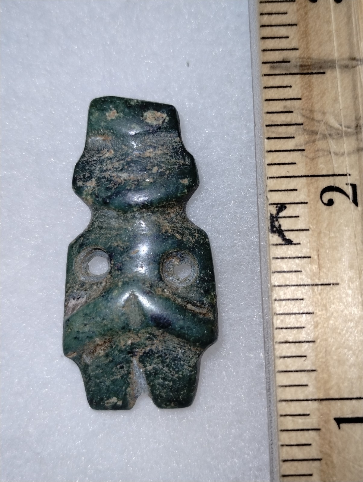 Mezcala Pre-columbian Mesoamerican Stone Figure Pendant Bead
