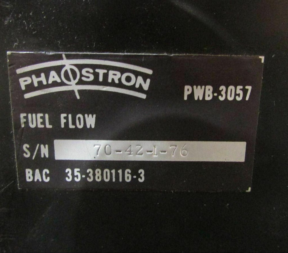 PWB-3057 Phaostron Fuel Flow Indicator