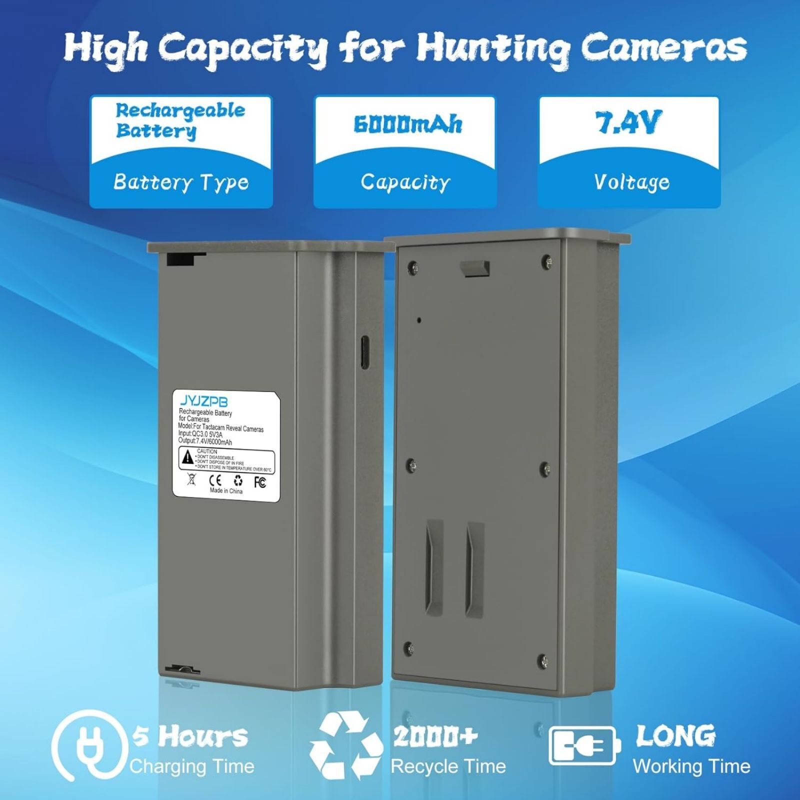 4PCS Lithium Battery & 4 Port Charger for Reveal Trail Camera X Gen 3.0,Pro 3.0