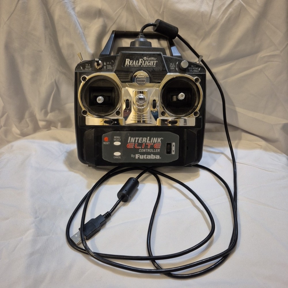 Futaba Great Planes RC Real Flight Simulator InterLink Elite Controller USB