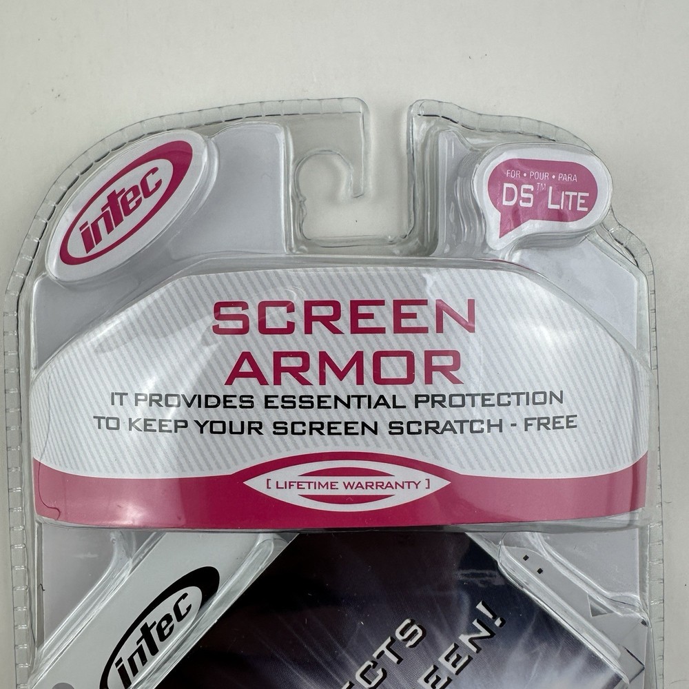 DS Lite Intec Screen Armor Screen Protector NEW FACTORY SEALED
