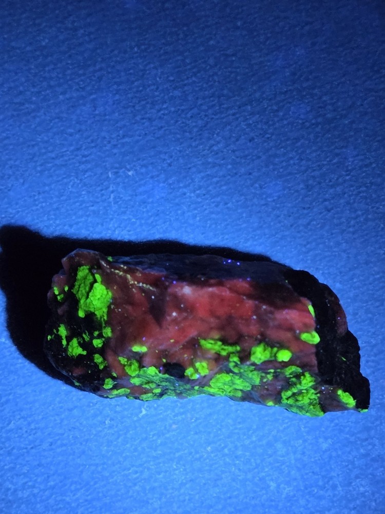Fluorescent Willemite/Calcite Specimen 26.9 Grams