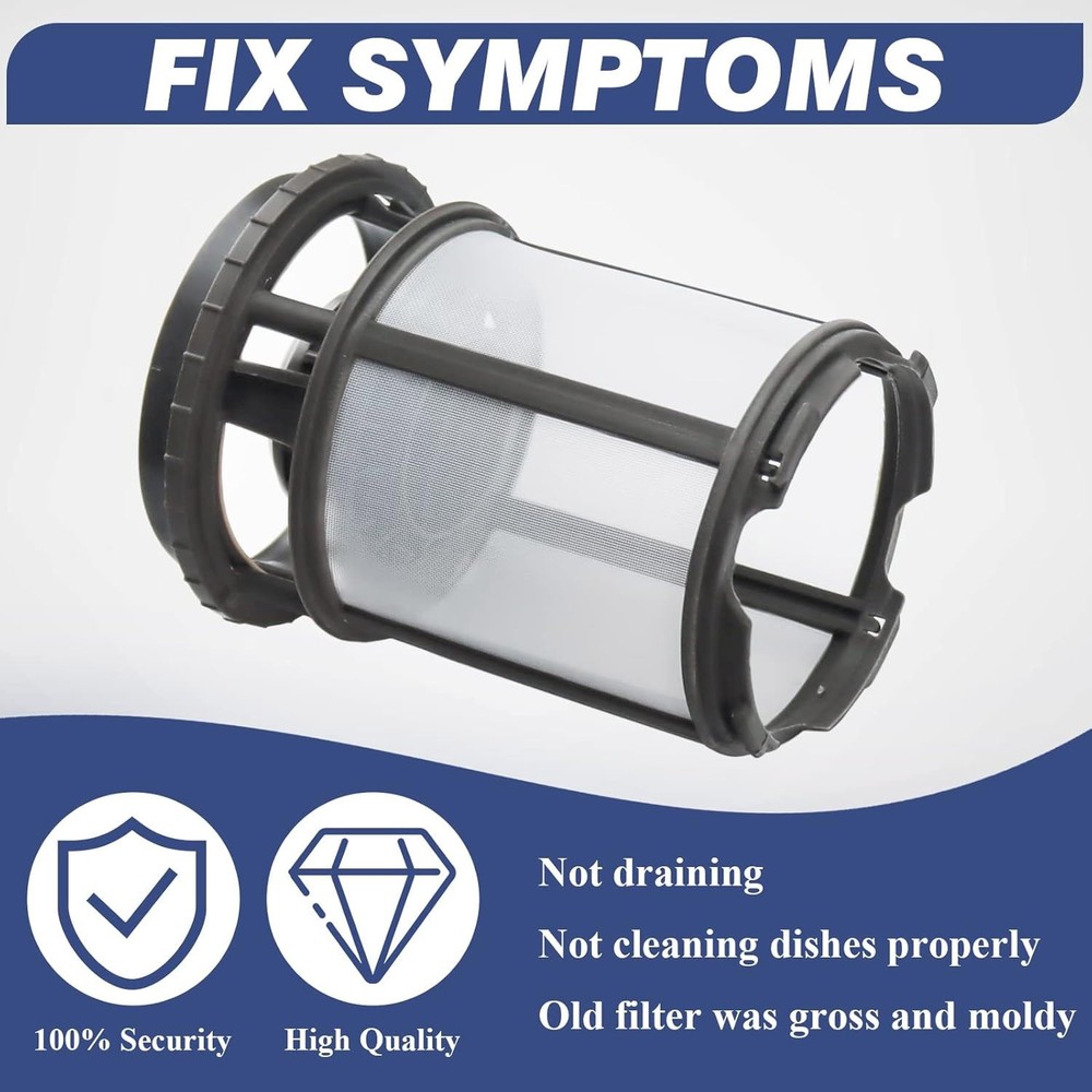 W10872845 Dishwasher Screen Cup Pump Filter for Whirlpool US