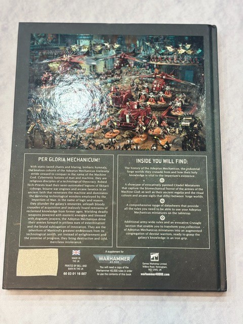Warhammer 40K Codex: Adeptus Mechanicus