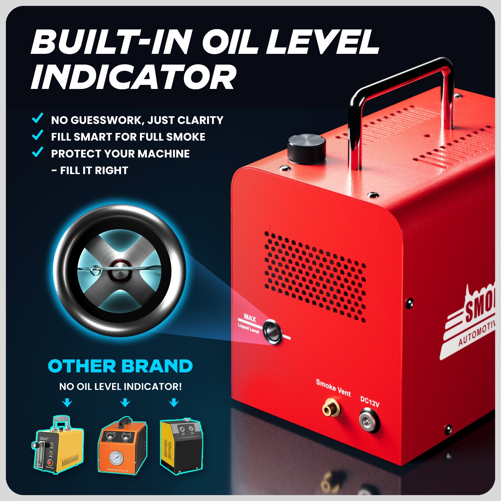 Automotive EVAP Smoke Machine Diagnostic Vacuum Leak Detection Tester 701