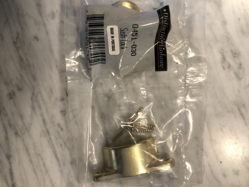 Baldwin 0451-030 Polished Brass Sash Window Locks