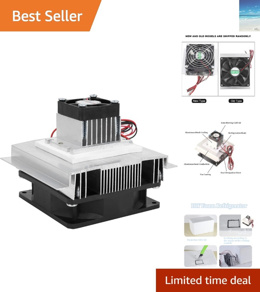 60W Semiconductor Cooling System with Cold End Fan for Electronics Protection