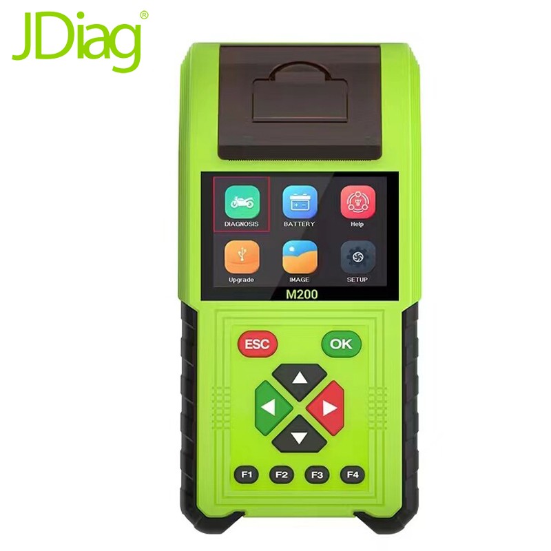 JDiag M200 Universal Motorcycle Diagnostic Scanner Code Reader Battery Tester