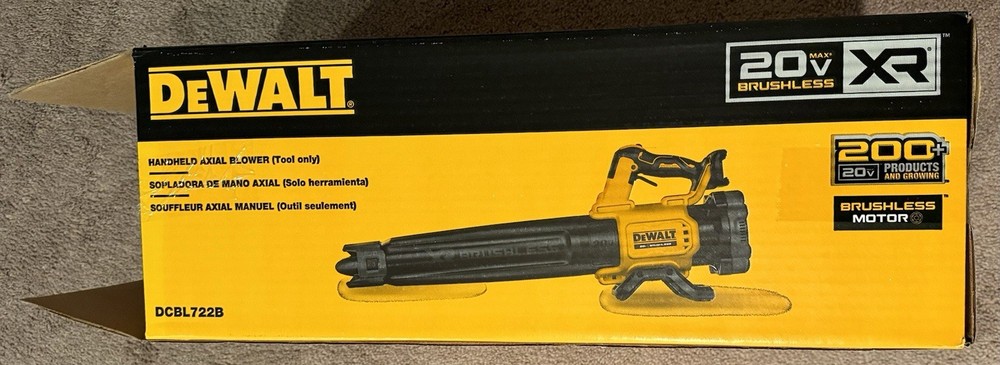 *EMPTY BOX ONLY + INSERTS* DEWALT 20V MAX XR Leaf Blower, Cordless, Handheld