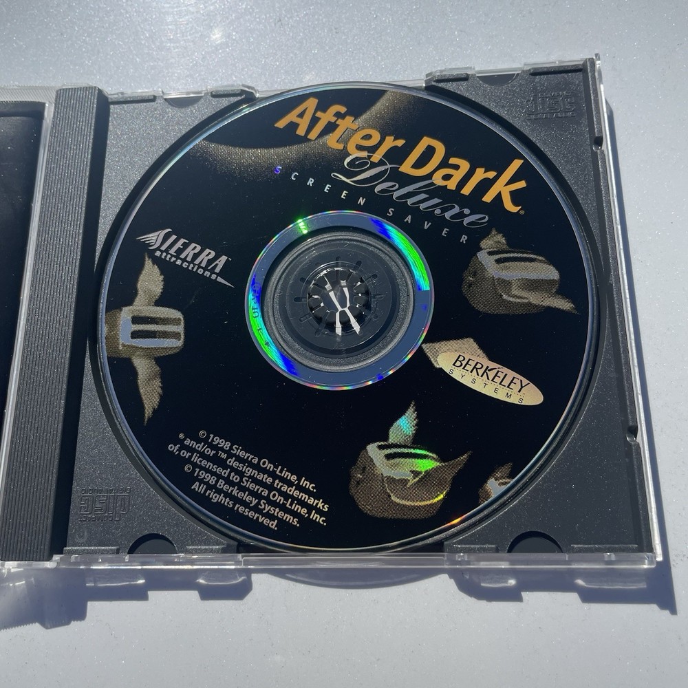 After Dark Deluxe Screen Saver Pack CD Flying Toaster 1998 Berkeley Systems