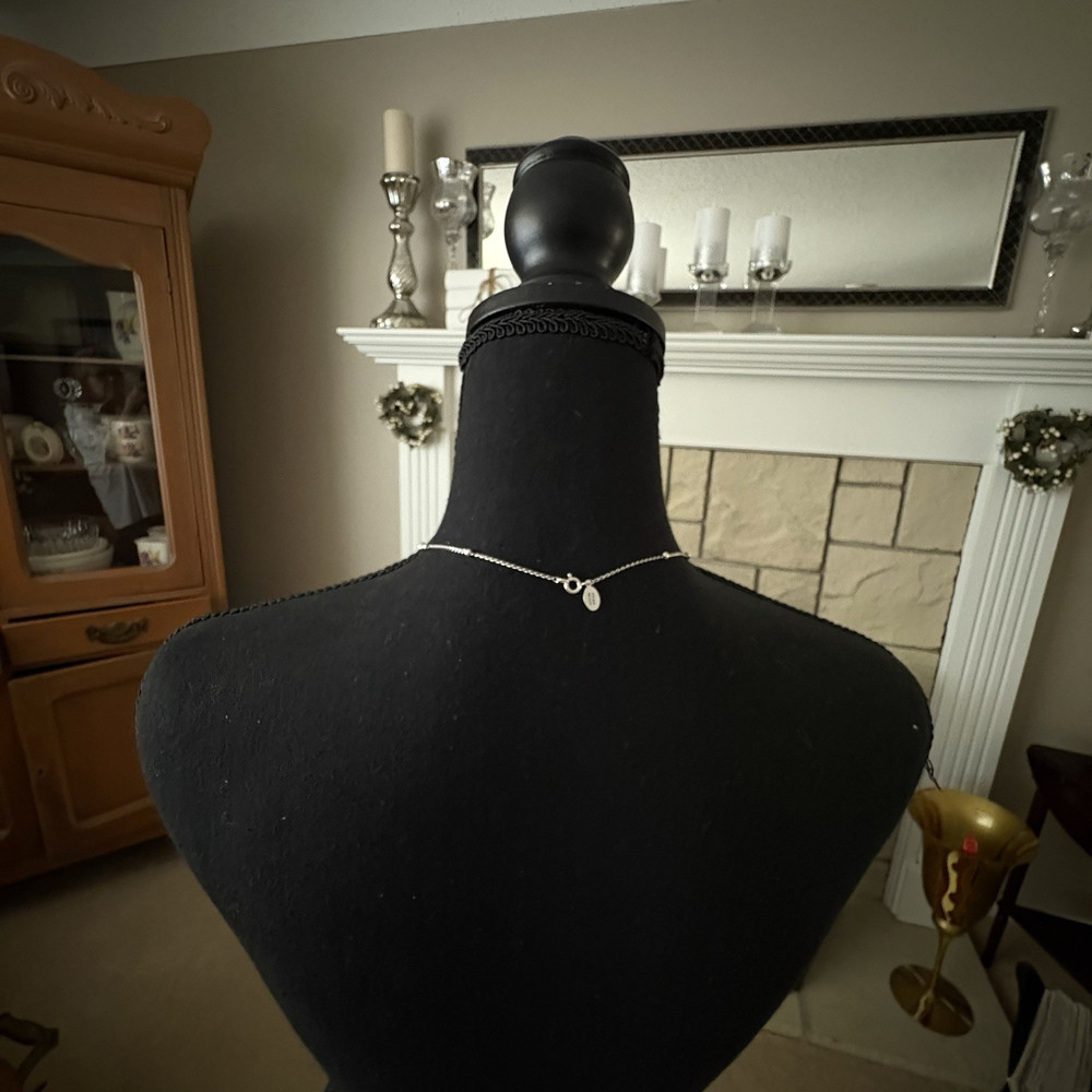 ATI Mexico 925 Sterling Silver Rosary Necklace 12" Guadalupe Medal