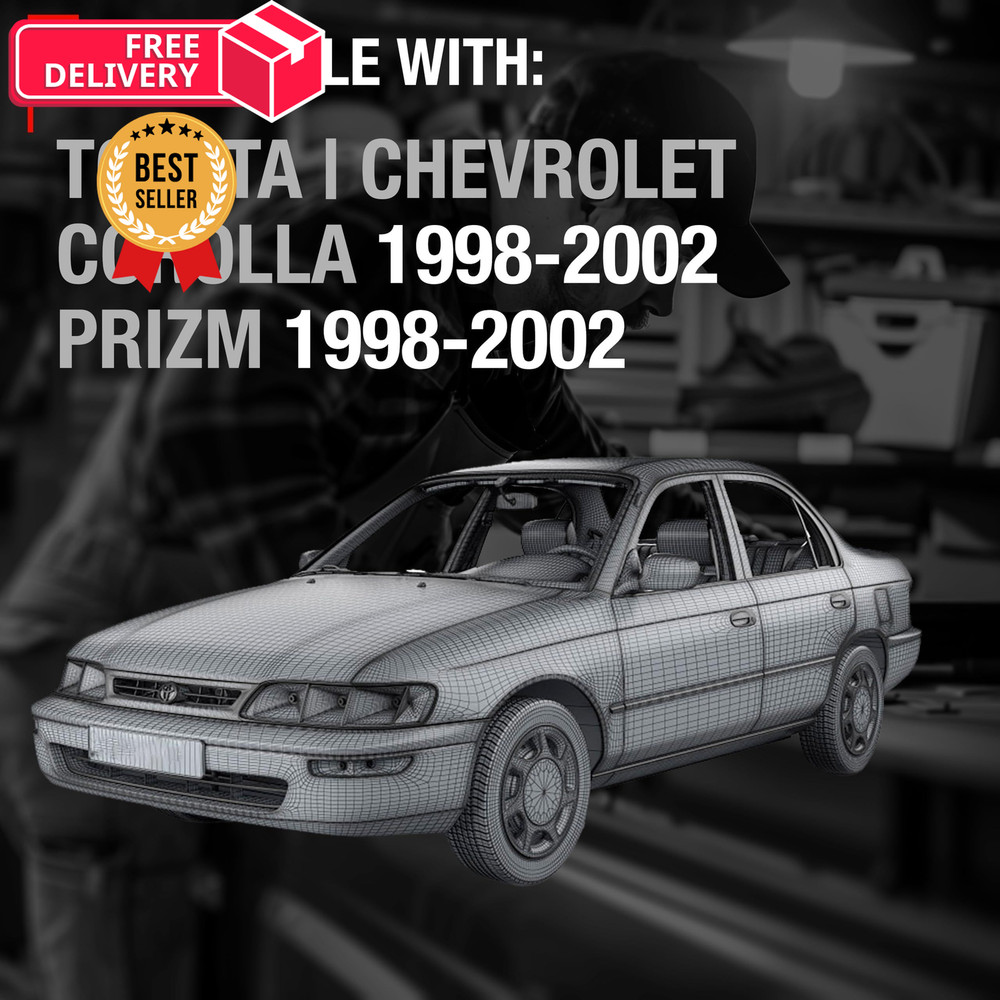 Exterior Front Driver Door Handle Replacement - Side, Black