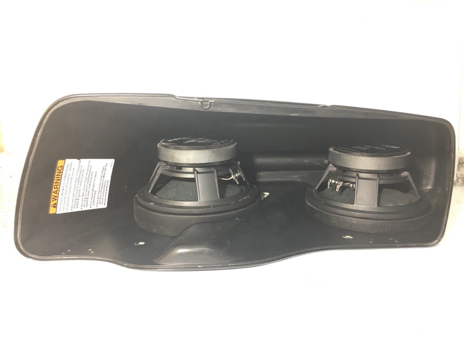 8" Rear Harley Saddlebag Speaker Mounting Ring Adapters 2014-2023