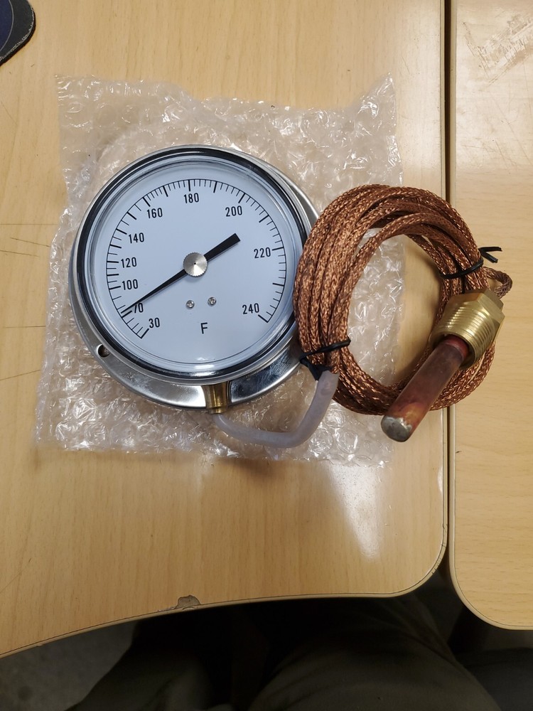 NEW! Analog Panel Mt Thermometer,30 To 240F