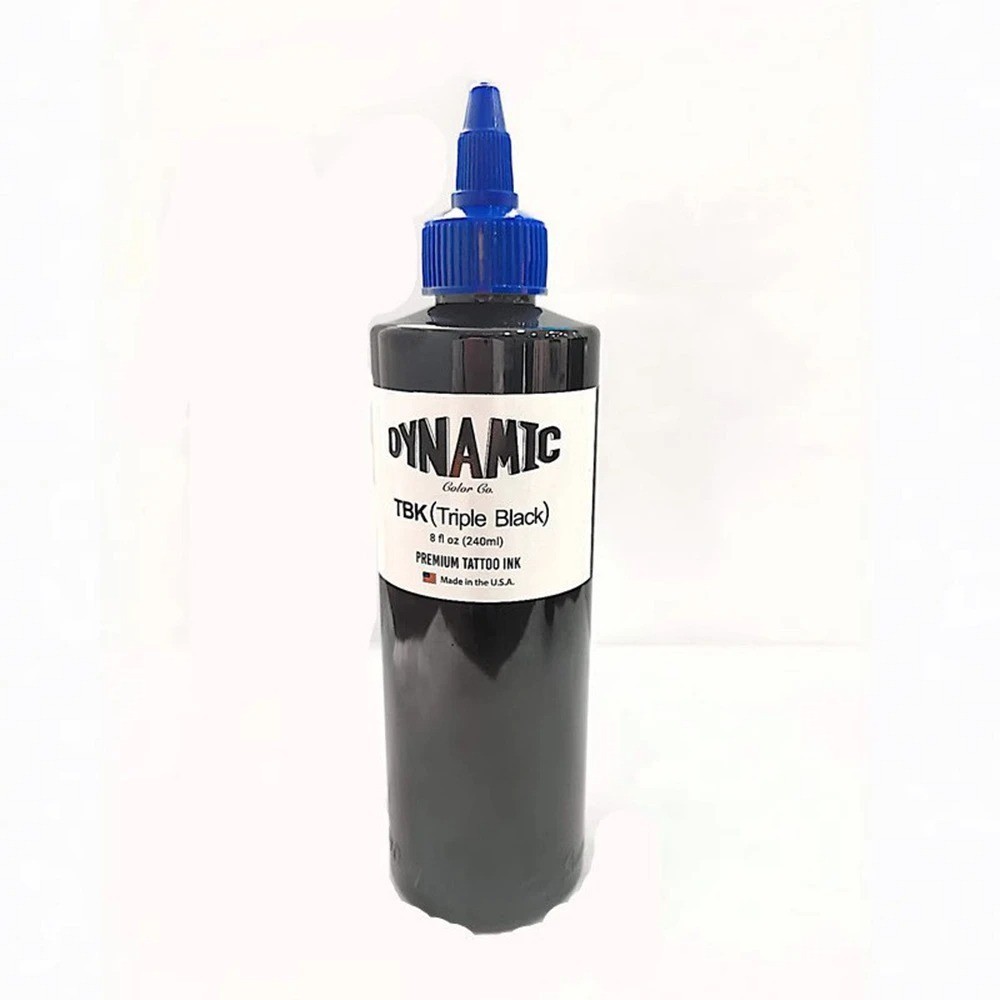 Dynamic Triple Black Tattoo Ink 8 oz