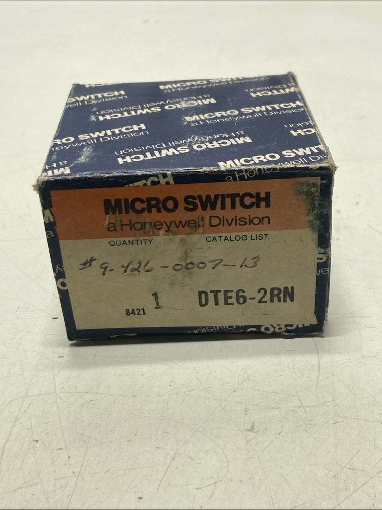 Honeywell Micro switch DTE6-2RN *Used*