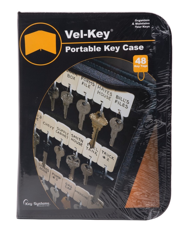 KEY SYSTEMS Vel-Key ® Portable Key Case - Holds 48 Tags