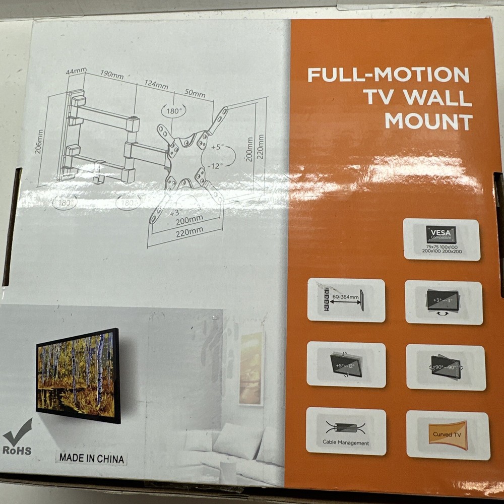 Brateck Universal Flat TV Wall Mount 13” – 42”