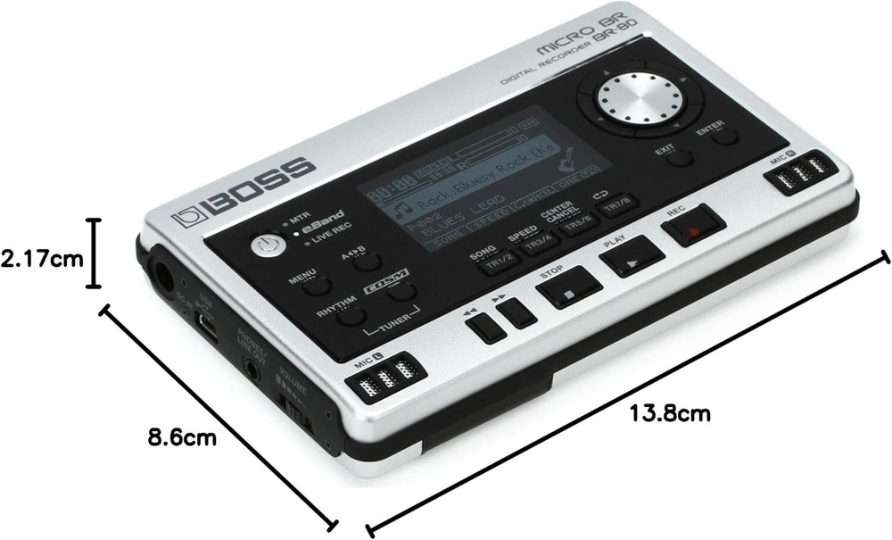 Boss MICRO BR BR-80 Digital Recorder Interface Multi Track W/Box