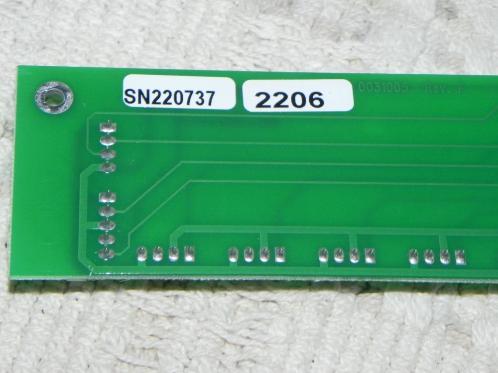 Sensor Distribution Assembly 0031004 Rev D, DISTRIBUTION BOARD WITH STATIC PROTE